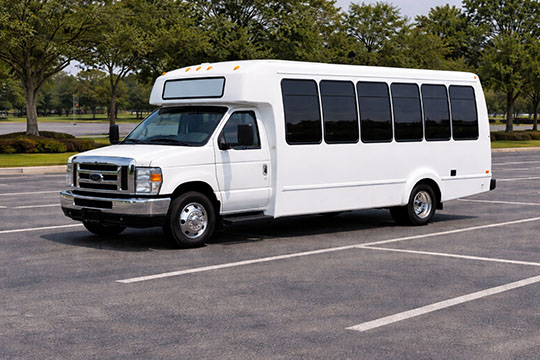 20-passenger minibus available for charter in Greenville, NC