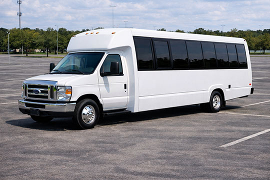 25-passenger minibus available for charter in Greenville, NC